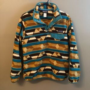 Patagonia Synchilla Women’s Snap T Fleece Patterned Pullover Fleece✨